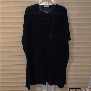 Richard Nicoll navy sweater dress